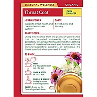 Traditional Medicinals Organic Throat Coat Lemon Echinacea Herbal Tea Bags - 16 Count - Image 5