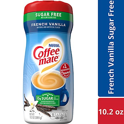 Coffee mate French Vanilla Sugar Free Powder Coffee Creamer - 10.2 Oz - Image 1