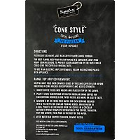 Signature SELECT Coffee Filters Cone Style No. 4 8-12 Cup - 100 Count - Image 4