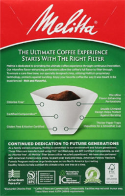 Melitta Coffee Filters Cone No. 4 Box - 100 Count - Image 4