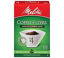 Melitta Coffee Filters Cone No. 4 Box - 100 Count