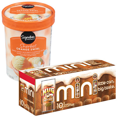 mug root beer signature select ice cream Albertsons Coupon