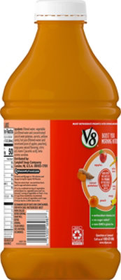 V8 V-Fusion Vegetable & Fruit Juice Beverage Light Peach Mango - 46 Fl. Oz. - Image 6