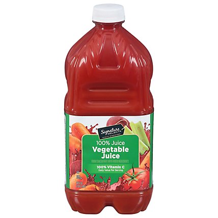 Signature SELECT Juice Vegetable Juice Bottle - 64 Fl. Oz. - Image 2