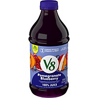 V8 V-Fusion Vegetable & Fruit Juice Pomegranate Blueberry - 46 Fl. Oz. - Image 2