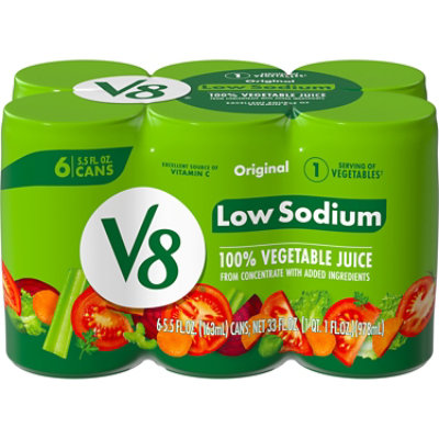 V8 Original Low Soduim Vegetable Juice - 33 Oz - Image 1