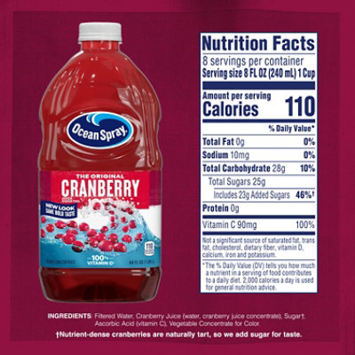 Ocean Spray Juice Cocktail Cranberry - 64 Fl. Oz. - Image 4