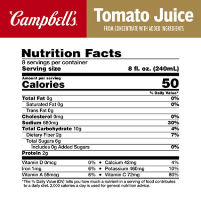 Campbell's Tomato Juice - 64 Fl Oz - Image 3