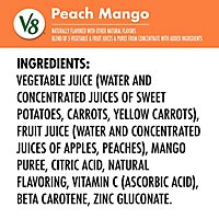 V8 V-Fusion Vegetable & Fruit Juice Peach Mango - 46 Fl. Oz. - Image 6