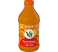 V8 V-Fusion Vegetable & Fruit Juice Peach Mango - 46 Fl. Oz.