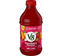 V8 V-Fusion Vegetable & Fruit Juice Strawberry Banana - 46 Fl. Oz.