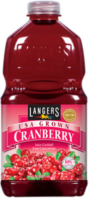 Langers Juice Cocktail Gold Medal Cranberry - 64 Fl. Oz.