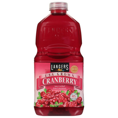 Langers Juice Cocktail Gold Medal Cranberry - 64 Fl. Oz.