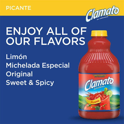 Clamato Picante Tomato Cocktail Juice - 64 Fl. Oz. - Image 4