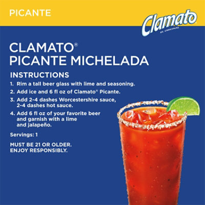 Clamato Picante Tomato Cocktail Juice - 64 Fl. Oz. - Image 5