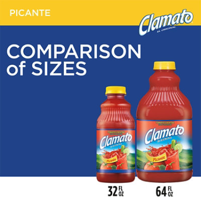 Clamato Picante Tomato Cocktail Juice - 64 Fl. Oz. - Image 3