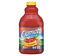 Clamato Picante Tomato Cocktail Juice - 64 Fl. Oz.