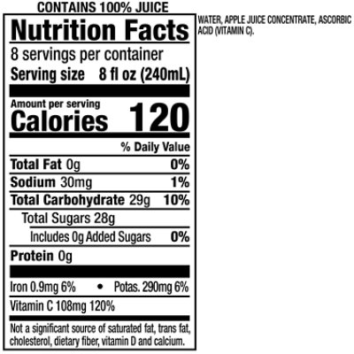 Motts Juice 100% Apple Original - 64 Fl. Oz. - Image 4