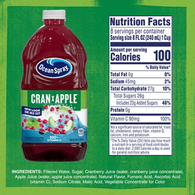 Ocean Spray Juice Cran-Apple - 64 Fl. Oz. - Image 4