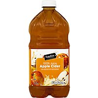 Signature SELECT Juice Apple Cider Bottle - 64 Fl. Oz. - Image 2