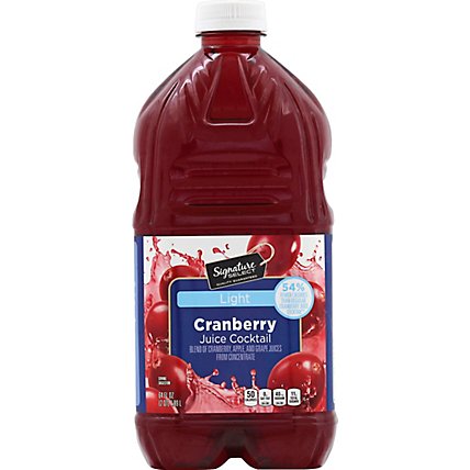 Signature SELECT Juice Cocktail Light Cranberry - 64 Fl. Oz. - Image 2