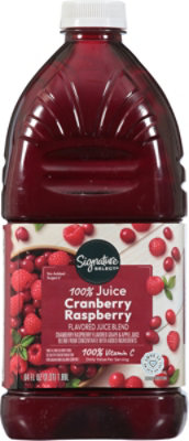 Signature SELECT Juice Cranberry Raspberry - 64 Fl. Oz. - Image 5
