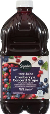 Signature SELECT Juice Cranberry & Concord Grape - 64 Fl. Oz. - Image 5
