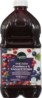 Signature SELECT Juice Cranberry & Concord Grape - 64 Fl. Oz. - Image 6