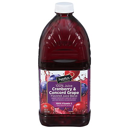 Signature SELECT Juice Cranberry & Concord Grape - 64 Fl. Oz. - Image 1