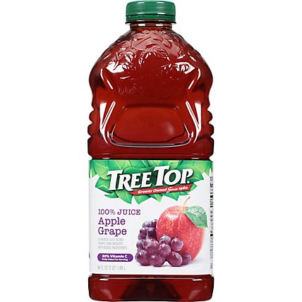 Tree Top Apple Juice 100% Apple Grape Juice - 64 Fl. Oz. - Image 2