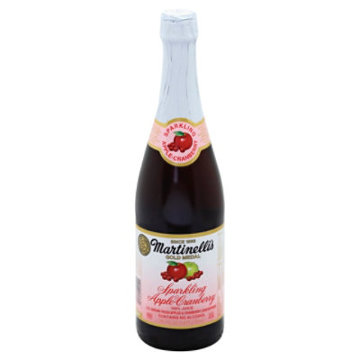 Martinellis Juice Gold Medal Sparkling Apple Cranberry - 25.4 Fl. Oz. - Image 1
