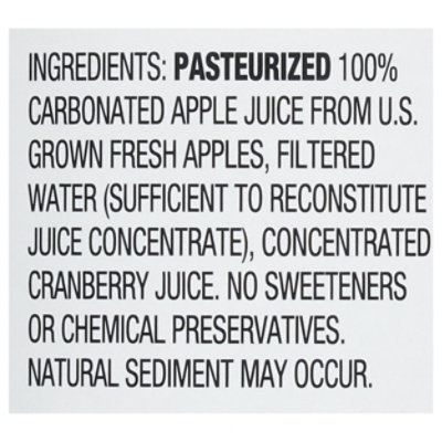 Martinellis Juice Gold Medal Sparkling Apple Cranberry - 25.4 Fl. Oz. - Image 4