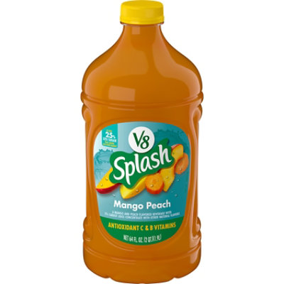 V8 Splash Mango Peach Vegetable Juice Beverage - 64 Fl. Oz. - Image 1