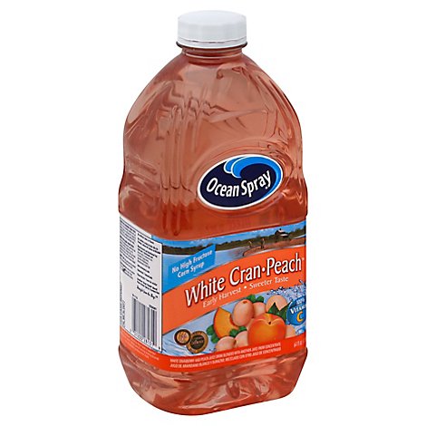 Ocean Spray White Cranberry & Peach Juice - 64 Fl. Oz.
