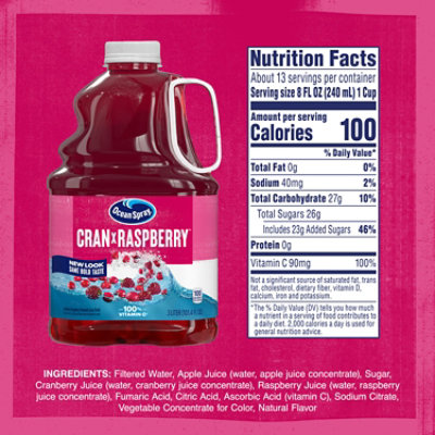 Ocean Spray Cranberry Raspberry Juice Cocktail - 3 Liter - Image 4