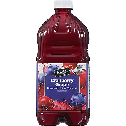 Signature SELECT Juice Cocktail Grape Cranberry - 64 Fl. Oz. - Image 3