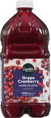 Signature SELECT Juice Cocktail Grape Cranberry - 64 Fl. Oz. - Image 5