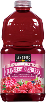 Langers Juice Cocktail Gold Medal Cranberry Raspberry - 64 Fl. Oz. - Image 1