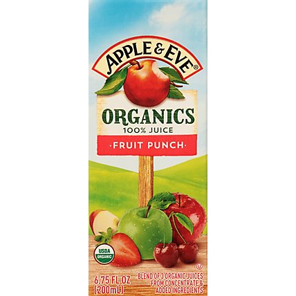 Apple & Eve Organics Fruit Punch 100% Juice - 3 - 6.75 Fl. Oz - Image 2