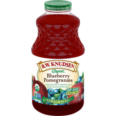 R.W. Knudsen Family Organic Blueberry Pomegranate Juice Blend - 32 Oz - Image 1