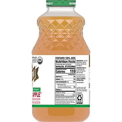 R.W. Knudsen Organic 100% Juice Apple - 32 Fl. Oz. - Image 2