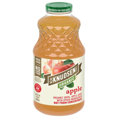 R.W. Knudsen Family Organic Apple Juice - 32 Fl. Oz. - Image 1