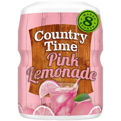 Country Time Pink Lemonade Naturally Flavored Powdered Drink Mix Canister - 19 Oz - Image 2