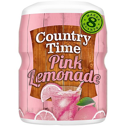 Country Time Pink Lemonade Naturally Flavored Powdered Drink Mix Canister - 19 Oz - Image 1