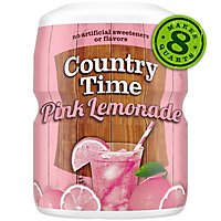 Country Time Pink Lemonade Naturally Flavored Powdered Drink Mix Canister - 19 Oz - Image 3