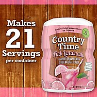 Country Time Pink Lemonade Naturally Flavored Powdered Drink Mix Canister - 19 Oz - Image 7