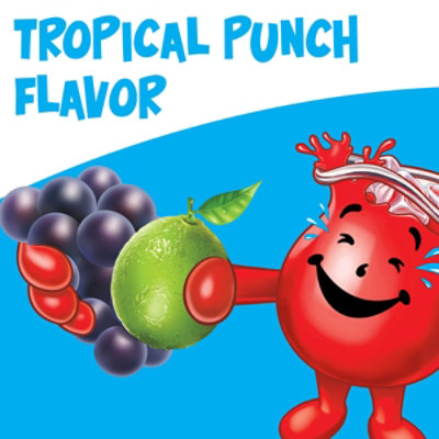 Kool-Aid Sugar Sweetened Tropical Punch Artificially Flavored Powdered Drink Mix Canister - 19 Oz - Image 2