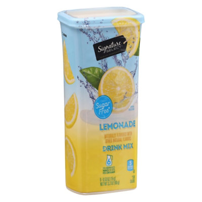 Signature SELECT Drink Mix Sugar Free Lemon Lite - 6-0.53 Oz