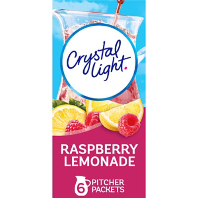 Crystal Light Raspberry Lemonade Artificially Flavored Powdered Drink Mix Pitcher Pack - 6 Count - Image 2