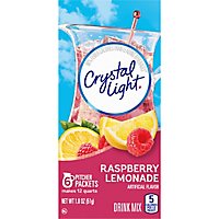 Crystal Light Raspberry Lemonade Artificially Flavored Powdered Drink Mix Pitcher Pack - 6 Count - Image 6